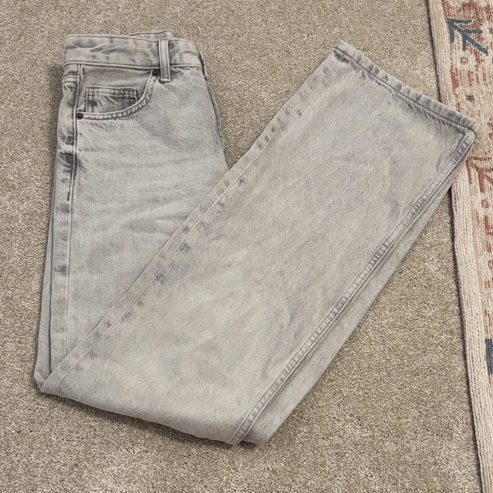 Zara light grey jeans